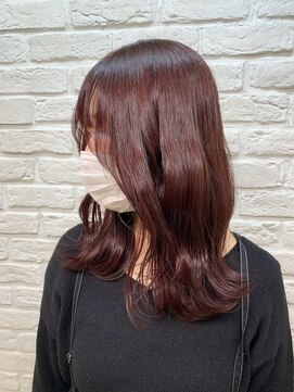 アンククロス 表参道(ANKH CROSS) ブリーチなし ピンクバイオレット