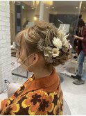 振袖ヘアセット