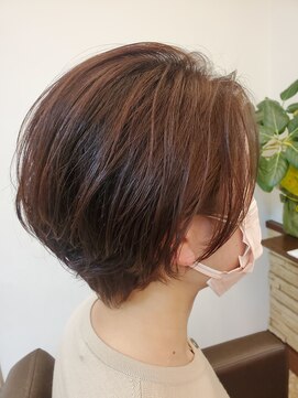 ヘアメイク クリア 本店(hair+make CLEAR) 上品ショートスタイル 30代40代50代