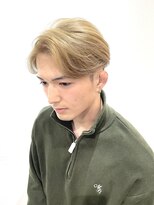 エイス 梅田 中津(Ace)&nbsp;センターパートマッシュ　ハニーベージュ