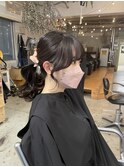 韓国風くびれヘア【カットカラートリートメント9900円】