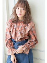 クシュ 所沢東口店(kusyu...)&nbsp;ペールベージュセクションカラーグラデーションカラー外ハネボブ