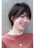 【Rire-リル銀座-】シースルー前髪ミニボブ　20代 30代 40代
