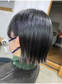 切りっぱなしボブ