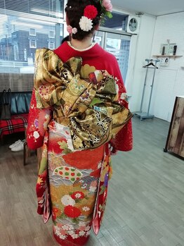 メイクミュー(MAKE MIYU)の写真/【大切な一日を彩る☆】成人式、卒業式や結婚式、浴衣の着付けまで様々なシーンを演出します♪