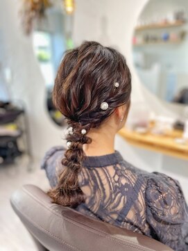 ナウ(#NOW) 編みおろしアレンジ