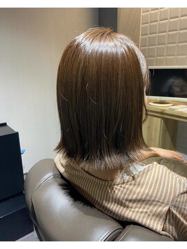 カミケンガレリア(kamiken. galleria) 美髪ラベンダーベージュ外ハネボブ可愛い【カミケンガレリア】