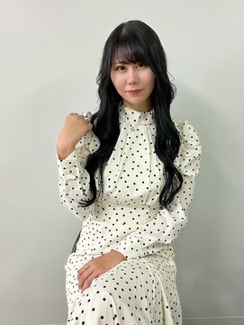 アカデミーサロンイー 代々木店(Academy Salon E) 【Academy SALON E】ブラック×ゆるウェーブ