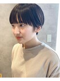 【VALLEY  hair  care&spa】黒髪マッシュショート