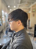 ソイクフ 高田馬場店(SOY-KUFU) MEN’S HARE マッシュパーマアッシュブラック