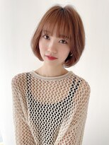 ハピネス 梅田茶屋町店(HAPPINESS)&nbsp;韓国ボブ　タンバルモリ　ことりベージュ　ミルクティベージュ