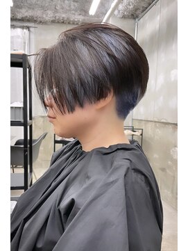 ザ デイ(THE DAY) ハンサムショート【ブルーシルバーとブラウン】