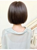 【morio成増/一戸】ナチュラルボブオリーブカラー