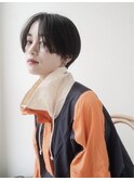 ハンサムショート/顔まわりカット/オージュアカラー