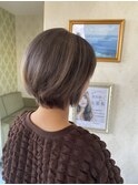 襟足短めマッシュショート