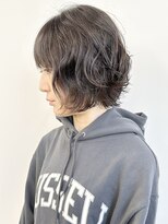 モリオ(morio)&nbsp;＊外ハネボブゆるふわパーマボブ大人ボブ顎ラインボブ30代40代3