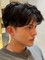 カインド 南青山(hair&make up KIND) 刈り上げセンターパートニュアンスデザイン刈り上げショート