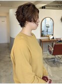 ショート×ウェーブ