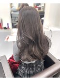 チョコレートベージュ/ショコラカラー/ベージュ/ツヤ髪スタイル