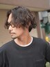 平日限定【メンズ】カット＋波巻きスパイラルパーマ￥12500[メンズ/眉毛/立川]