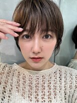 ロンドエニカ 大宮(Lond enika) ミニウルフレイヤーカット顔周りカット前髪カットショート/大宮