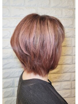 松本平太郎美容室 国立店 グラレイヤーボブ×イノアカラー×ハイライト