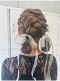 ツインお団子アレンジ