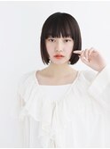 【中野葵穂】バイカルテ ボブ 髪質改善 ベージュ 透明感カラー