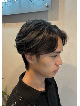 クム 横浜(qumu) メンズカット × フェザーパーマ