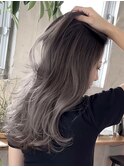 韓国ヘアーハッシュカットレイヤーカットハイライトカラー