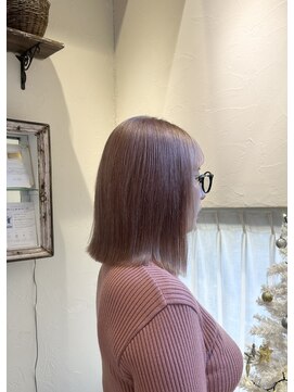 リヤン(Le lien) ピンクベージュ/アンブレラカラー/イメチェン/髪質改善/溝の口