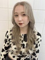 デート 下北沢(DATE) 下北沢ブリーチカラーハイトーンデザインカラー顔周りレイヤー◆