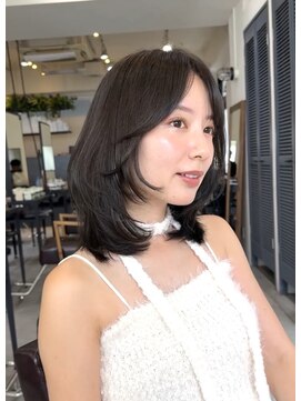 コート 表参道(Cote) ひし形レイヤー/レイヤーボブ/ワンカール/骨格補正/ブラウン