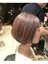 オーガニック アトリエ 大宮(organic+atelier)&nbsp;30代40代大人可愛い小顔ショートボブ前下がりショートハイライト