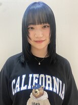 ナンブ セントラル(nambu-CENTRAL)&nbsp;デザインブルーカラー&レイヤーカット