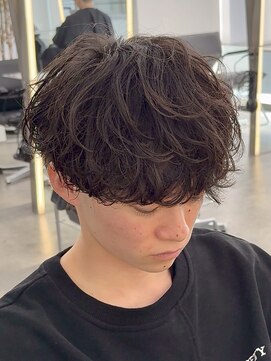 フィフス 渋谷(fifth) 渋谷フェザーパーマ無造作シャドウパーマメンズマッシュウルフ