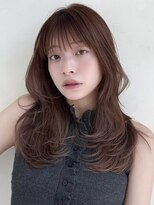 ザックラフィネ(ZACC raffine)&nbsp;レイヤーカット/マロンベージュ/ワンカールスタイル