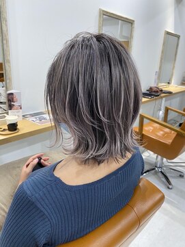 ネイロ 北千住(NeiRo) 小顔ショートボブカラー大人ショートボブひし形ショートカット