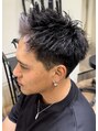 ランプヘアー(LAMP HAIR)&nbsp;襟足すっきりな印象に、フェイスフレーミングカラーでシルバー♪