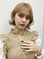 バイオレット 表参道店(Violet) レイヤーボブナチュラルベージュくびれボブna150