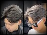 メンズカット+フェザーパーマ【綺麗めスタイルで魅せる漢の色気】