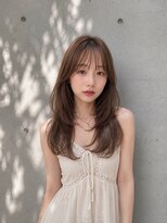 ブランド(BRAND.)&nbsp;ロングレイヤー×透明感UP！ベージュヘア［レイヤー/カラー］