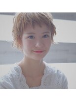 ヘアーアンドメイク シーク 八王子(HAIR&MAKE SeeK) もみあげのハネ感ショート