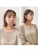 外ハネbob