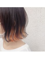 ファヴォリ(favori)&nbsp;【favori  自由が丘】オレンジインナーカラー☆