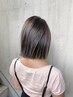ノーマル縮毛矯正+カット+デザインカラー（白髪対応）+前処理トリートメント