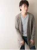≪mod's men≫1分スタイリング！ダークアッシュくせ毛ショートa
