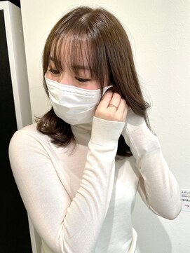 フレーム ヘア ルーム 天王寺駅前店(FRAME hair room) オリーブベージュ/くびれヘア/ブリーチなし