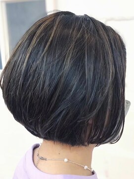 アトリエ ミム 二子玉川店(atelier mim) 30代40代50代★ショート×グレイカラー×髪質改善<二子玉川店>