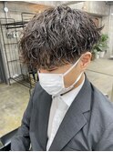【LondGULLMAN KAZU】メンズ スパイラルパーマ
